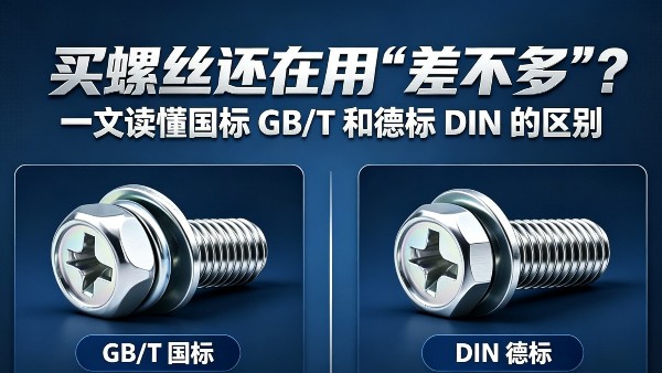 螺丝国标 GB/T 和德标 DIN 的区别